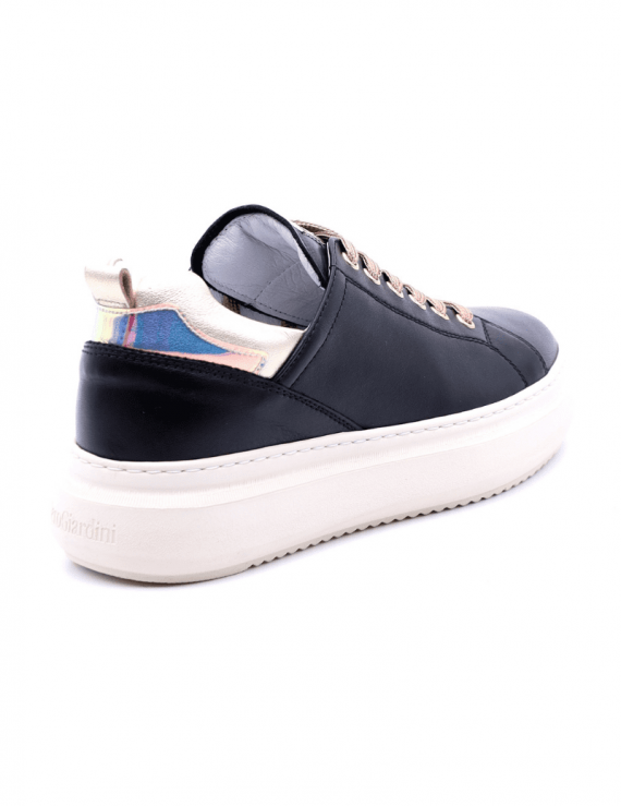 sneakers donna NERO GIARDINI I218222D 100 - GIANNICALZATURE