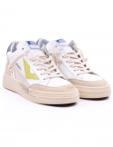 4B12 Sneakers uomo QUATTROBARRADODICI KYLE 752 in pelle bianca