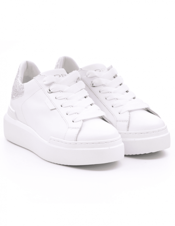 SNEAKERS DONNA ED PARRISH CKLD SQ702G IN PELLE BIANCA