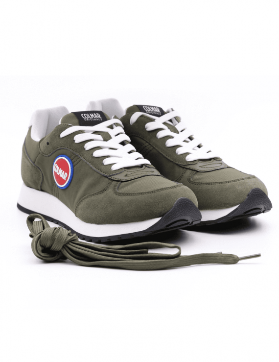 SNEAKERS UOMO COLMAR TRAVIS O 003 VERDE MILITARE