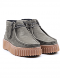 CLARKS Polacco donna CLARKS TORHILL MOSS DKRGREEN in pelle nabuck