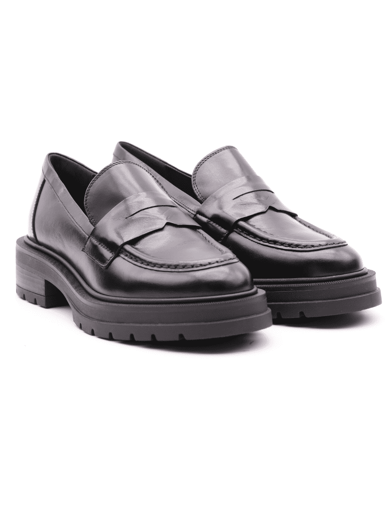 Flat Shoes Women s CARMENS A54276 BLACK Leather