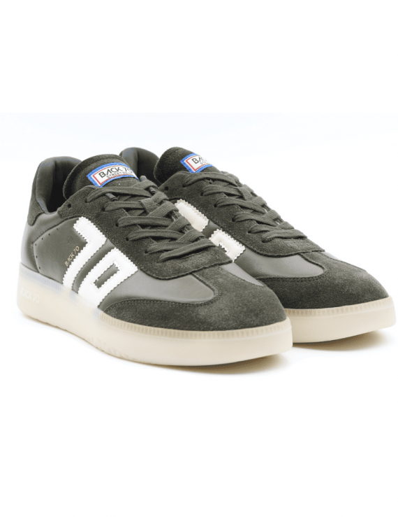 SNEAKERS UOMO BACK70 BOSTON A23 SUEDE JUNIPER IN PELLE E CAMOSCIO