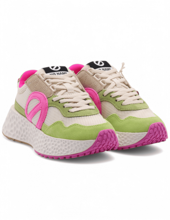 SNEAKERS DONNA NO NAME NNVERN 042Z IN TESSUTO E CAMOSCIO